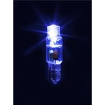 LE-0504-01B, LED Replacement Lamps - Based LEDs Blue 470nm 12V Wedge Base LED Lamp