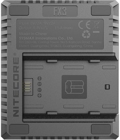 Фото 1/5 A03533, Зарядное устройство Nitecore FX3 с 2 слотами для аккумуляторов Fujifilm NP-W235