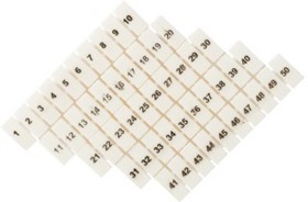 Маркеры для JXB-ST 1,5, с нумерацией 1-50, 100 шт, PROxima zb-st-1.5-1-50