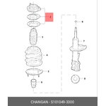 S1010493300, ОПОРА АМОРТИЗАТОРА