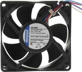Фото 1/4 8452/2HHP, DC Fans DC Tubeaxial Fan, Speed Signal/Open Collector Output