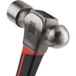 Carbon Steel Ball-Pein Hammer with Fibreglass Handle, 680g