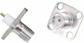 HRM(V)-302S, RF Connectors / Coaxial Connectors SMA F 0Hz to 18GHz 50Ohm Solder ST Pnl