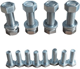 В00005712, Комплект крепежа для ОГК/ОКК-6/7/ОП2ф/ОГКс-6 (Болт М16х60 4шт.,гайка М16 4шт,,шайба Ф16 4шт.,гровер С16 4шт.) – купить оптом и в розницу