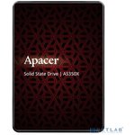 Apacer SSD PANTHER AS350X 128Gb SATA 2.5" 7mm, R560/W540 Mb/s, IOPS 80K ...