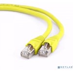 Патч-корд FTP Cablexpert PP6-10M/Y-O кат.6, 10м, жёлтый