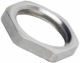Фото 1/6 Counter nut, M16, 19 mm, silver, 1504097