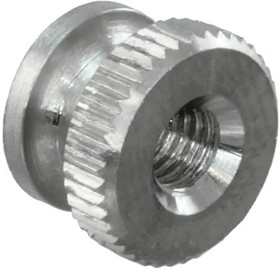 Фото 1/2 M3563-SS, Round Thumb Nut - M4x0.7 Thread Size - Stainless Steel.