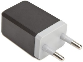 Фото 1/2 Блок питания (сетевой адаптер) LP с USB выходом 1А "Brick Series" черный (коробка)
