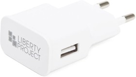 Фото 1/2 Блок питания (сетевой адаптер) LP с выходом USB 2.1A с кабелем Micro USB "Classic Plus" белый (коробка)
