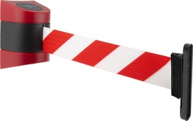 Фото 1/3 897-21-D3, Red & White Plastic Retractable Barrier, 4.6m, Red, White Tape