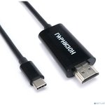 Гарнизон GCC-A-CM-HDMI-1.8M Кабель-переходник с Type-C на HDMI v1.4, 1.8м ...