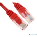 Cablexpert Патч-корд UTP PP12-1.5M/R кат.5, 1.5м, литой, многожильный (красный)