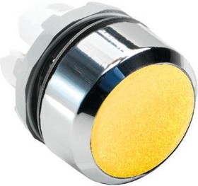 Кнопка желтая MP1-20Y без подсветки без фиксации ( только корпус )