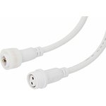 11-9820, Connection cable (2pin) sealed (IP67) 2x1.0mm2 white
