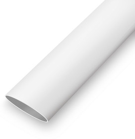 Фото 1/2 Термоусадка Ф3 белый, Термоусадочная трубка без клеевого слоя , коэффициент усадки 2:1, длина 1 м, диаметр 3 мм, белая
