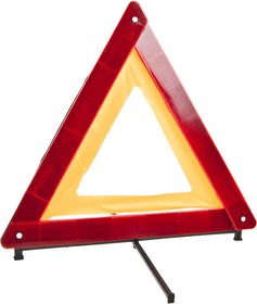 Знак аварийной остановки (пластиковая основа) в футляре СИМ-ПЛАСТ