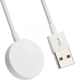 Фото 1/2 USB кабель для зарядки Apple Watch 1м белый (коробка)