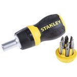 0-66-358, 1/4 in Hexagon Phillips, Pozidriv, Slotted Ratchet Screwdriver