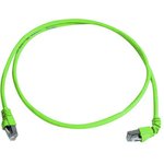 L00000A0193, Cat6a Right Angle Male RJ45 to Male RJ45 Ethernet Cable, S/FTP ...