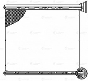 LRh1835, Радиатор отопителя, LUZAR | купить в розницу и оптом