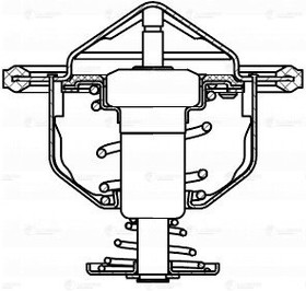 Фото 1/6 LT 3001, Термостат Chery Amulet 03-, Tiggo 06-, Fora 06- термоэлемент 87°С Luzar