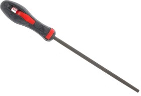 Круглый напильник с ручкой PVC (200 мм, насечка №2 средняя) 3742200