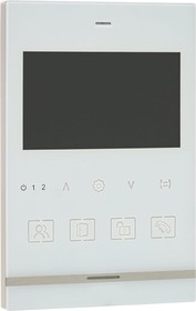 Видеодомофон IPV-01 белый 4 TFT 4пр. 2 канала IP20 int-ipv-01