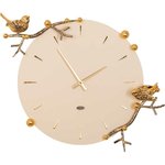 Настенные часы Терра бежевого цвета диаметр 37 см 43013/бронзовый