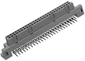 PCN10C-64S-2.54DS(72), DIN 41612 Connectors DIN RCPT 64P DUAL R/A