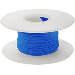 KSW24B-0100, Hook-up Wire 24AWG LOW STRP FORCE 100' SPOOL BLUE