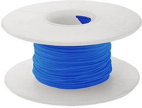 KSW24B-0100, Hook-up Wire 24AWG LOW STRP FORCE 100' SPOOL BLUE