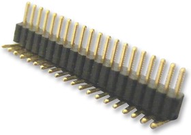 2206RPA-10G, Pin Header, угловой, Wire-to-Board, 1.27 мм, 1 ряд(-ов), 10 контакт(-ов), Through Hole Right Angle