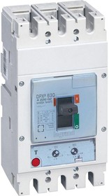 Выключатель автоматический 3п 400А 36кА DPX3 630 термомагнитн. расцеп. Leg 422002