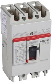 Выключатель автоматический 3п 125А 10кА DRX125 термомагнитн. расцеп. Leg 027009