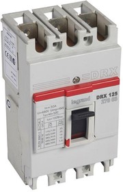 027003, Выключатель автоматический DRX125 термомагнитный 30A 3П 10кА