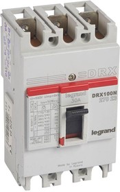 Выключатель автоматический 3п 30А 20кА DRX125 термомагнитн. расцеп. Leg 027023