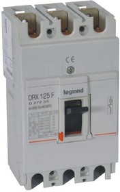 Выключатель автоматический 3п 80А 10кА DRX125 термомагнитн. расцеп. Leg 027255