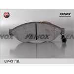 Колодки тормозные передние FENOX BP43118