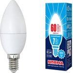 Светодиодная лампа LED-C37-7W/NW/E14/FR/NR. Форма свеча, матовая. UL-00003795