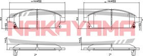 P0176NY, Колодки тормозные дисковые, к-т Nissan X-Trail 2.0/2.2DCi/2.5 01