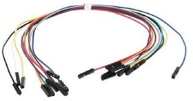 Фото 1/2 BC-32672, Jumper Wires Pack of 10 Jumper Wires Double Female/Female (11.8 X 0 X 0 In)