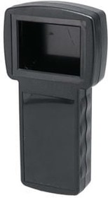 HH-3499-BCB, Battery Enclosures Grabber Style G Plastic Box, Battery Comp LCD Cutout Black (8.3 X 4.3 X 1.6 In)
