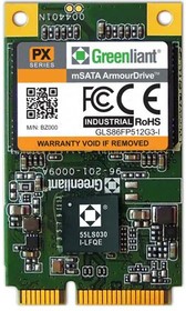 GLS86FP064G3-I-BZ001, Solid State Drives - SSD 64GB mSATA MO-300 (TLC 3K) I-TEMP