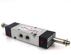 V60AA11A-A2000, NC/NC Pneumatic Solenoid Valve - Solenoid/Spring G 1/8 V60 Series