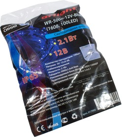 017995 WR-5000-12V-BLUE, светодиодная нить, 12V(1608, 100 LED) (5м)