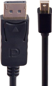 BW8806, Кабель miniDisplayPort - DisplayPort 4K*2K, 1,8 м, чёрный