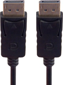 BW8809, Кабель DisplayPort - DisplayPort 1080p, 1,8 м, чёрный