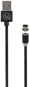 Фото 1/3 Дата-Кабель USAMS-SJ292 USB - Lightning, Магнитный кабель, черный (SJ292USB01)
