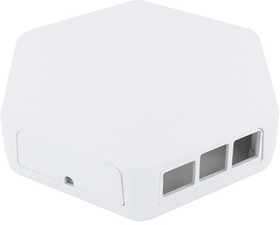 Фото 1/2 CBHEX1-PI3-WH, HexBox Pi3 Ready Enclosure 130x146x45mm White ABS IP30